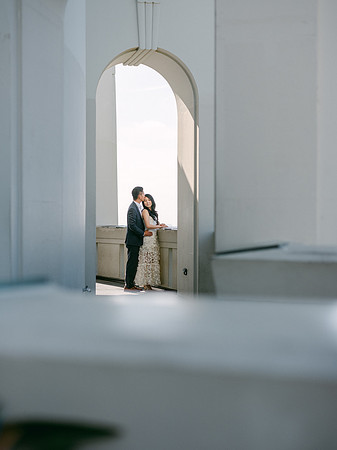 Elizabeth and Paul Engagement at Griffith Observatory