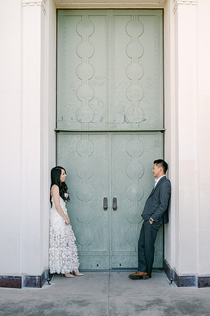 Elizabeth and Paul Engagement at Griffith Observatory