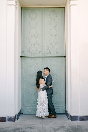 Elizabeth and Paul Engagement at Griffith Observatory