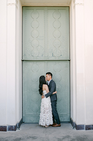 Elizabeth and Paul Engagement at Griffith Observatory