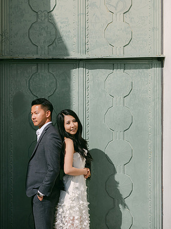 Elizabeth and Paul Engagement at Griffith Observatory