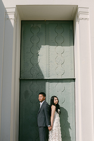 Elizabeth and Paul Engagement at Griffith Observatory