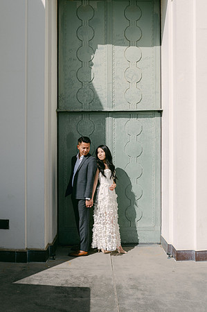 Elizabeth and Paul Engagement at Griffith Observatory