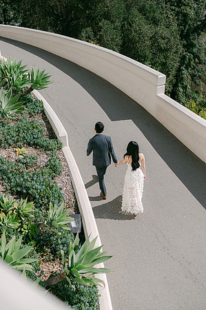 Elizabeth and Paul Engagement at Griffith Observatory