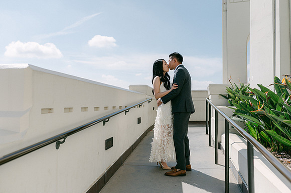 Elizabeth and Paul Engagement at Griffith Observatory
