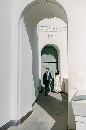 Elizabeth and Paul Engagement at Griffith Observatory