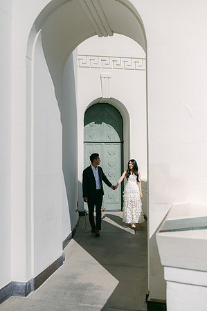 Elizabeth and Paul Engagement at Griffith Observatory