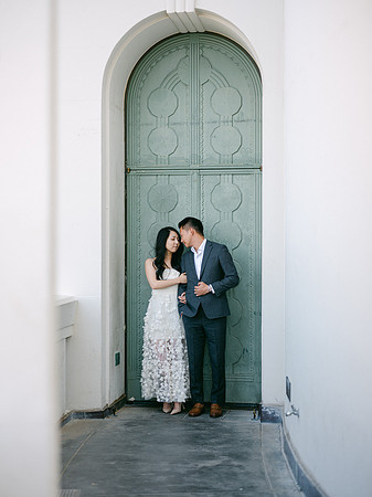 Elizabeth and Paul Engagement at Griffith Observatory