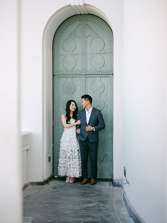 Elizabeth and Paul Engagement at Griffith Observatory