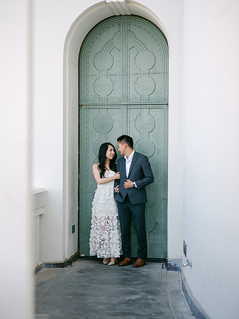 Elizabeth and Paul Engagement at Griffith Observatory