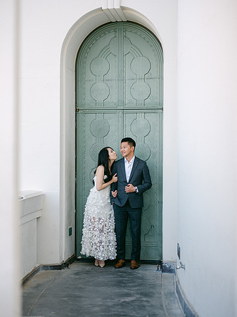 Elizabeth and Paul Engagement at Griffith Observatory