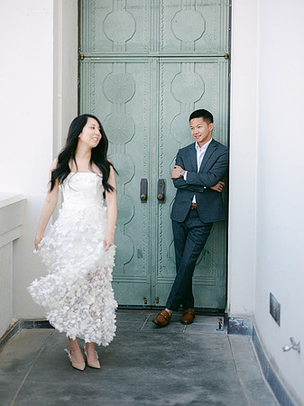 Elizabeth and Paul Engagement at Griffith Observatory