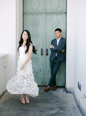 Elizabeth and Paul Engagement at Griffith Observatory