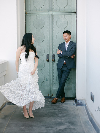 Elizabeth and Paul Engagement at Griffith Observatory
