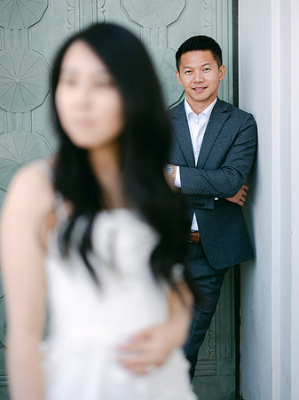 Elizabeth and Paul Engagement at Griffith Observatory