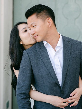 Elizabeth and Paul Engagement at Griffith Observatory