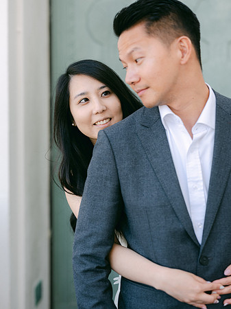 Elizabeth and Paul Engagement at Griffith Observatory