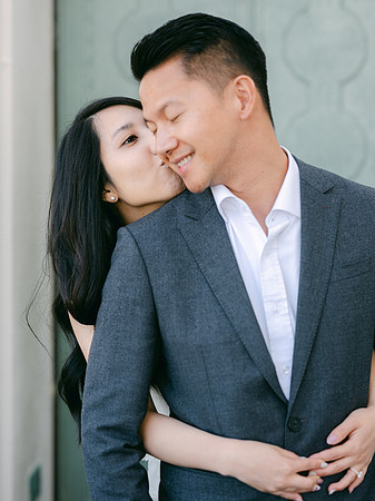 Elizabeth and Paul Engagement at Griffith Observatory