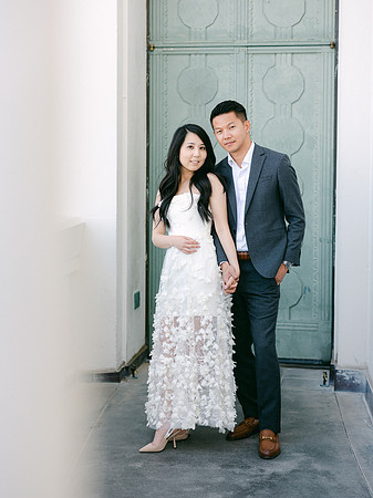 Elizabeth and Paul Engagement at Griffith Observatory
