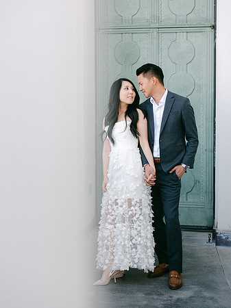 Elizabeth and Paul Engagement at Griffith Observatory