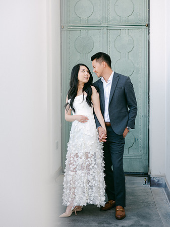Elizabeth and Paul Engagement at Griffith Observatory