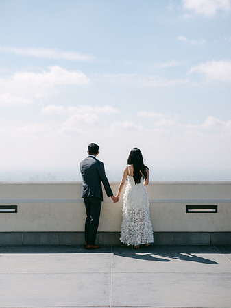 Elizabeth and Paul Engagement at Griffith Observatory