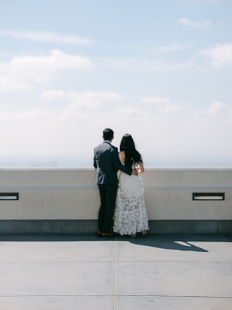 Elizabeth and Paul Engagement at Griffith Observatory