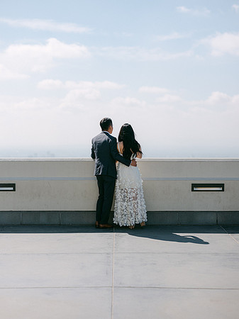 Elizabeth and Paul Engagement at Griffith Observatory