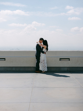 Elizabeth and Paul Engagement at Griffith Observatory