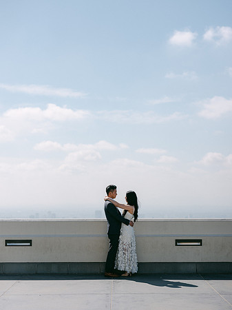 Elizabeth and Paul Engagement at Griffith Observatory