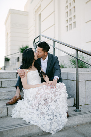Elizabeth and Paul Engagement at Griffith Observatory