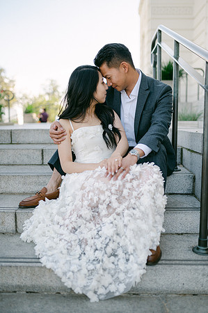 Elizabeth and Paul Engagement at Griffith Observatory