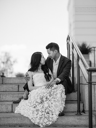 Elizabeth and Paul Engagement at Griffith Observatory