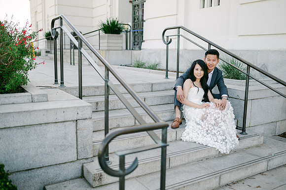 Elizabeth and Paul Engagement at Griffith Observatory