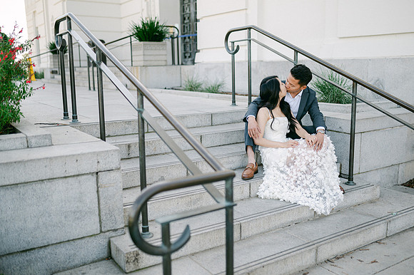 Elizabeth and Paul Engagement at Griffith Observatory