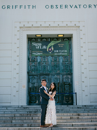Elizabeth and Paul Engagement at Griffith Observatory
