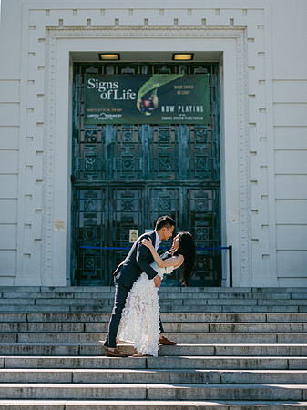 Elizabeth and Paul Engagement at Griffith Observatory