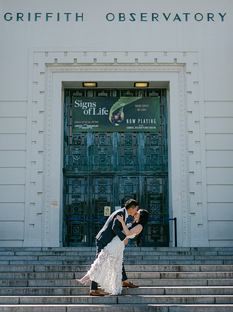 Elizabeth and Paul Engagement at Griffith Observatory